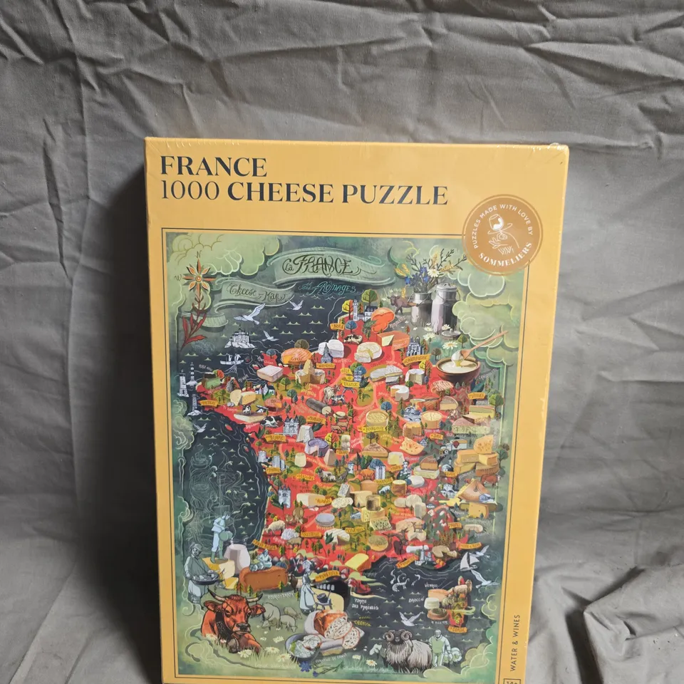 FRANCE 1000-PIECE CHEESE PUZZLE - SEALED