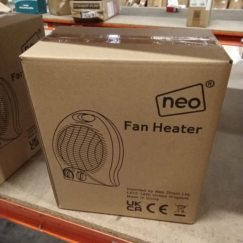BOXED NEO FAN HEATER IN WHITE