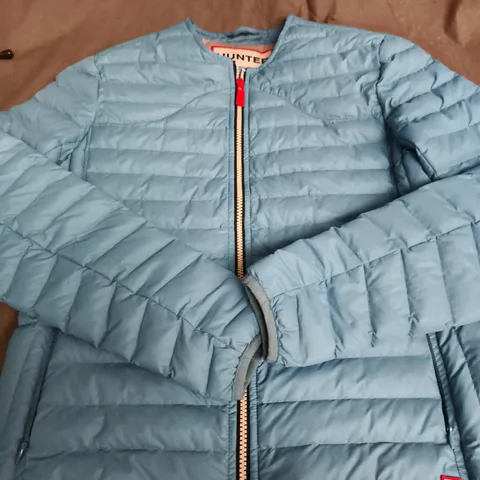 HUNTER BLUE QUILTED JACKET – SIZE S