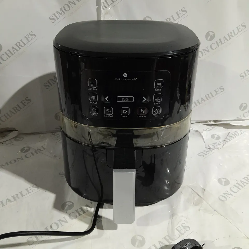 COOK'S ESSENTIALS 4L AIR FRYER - BLACK