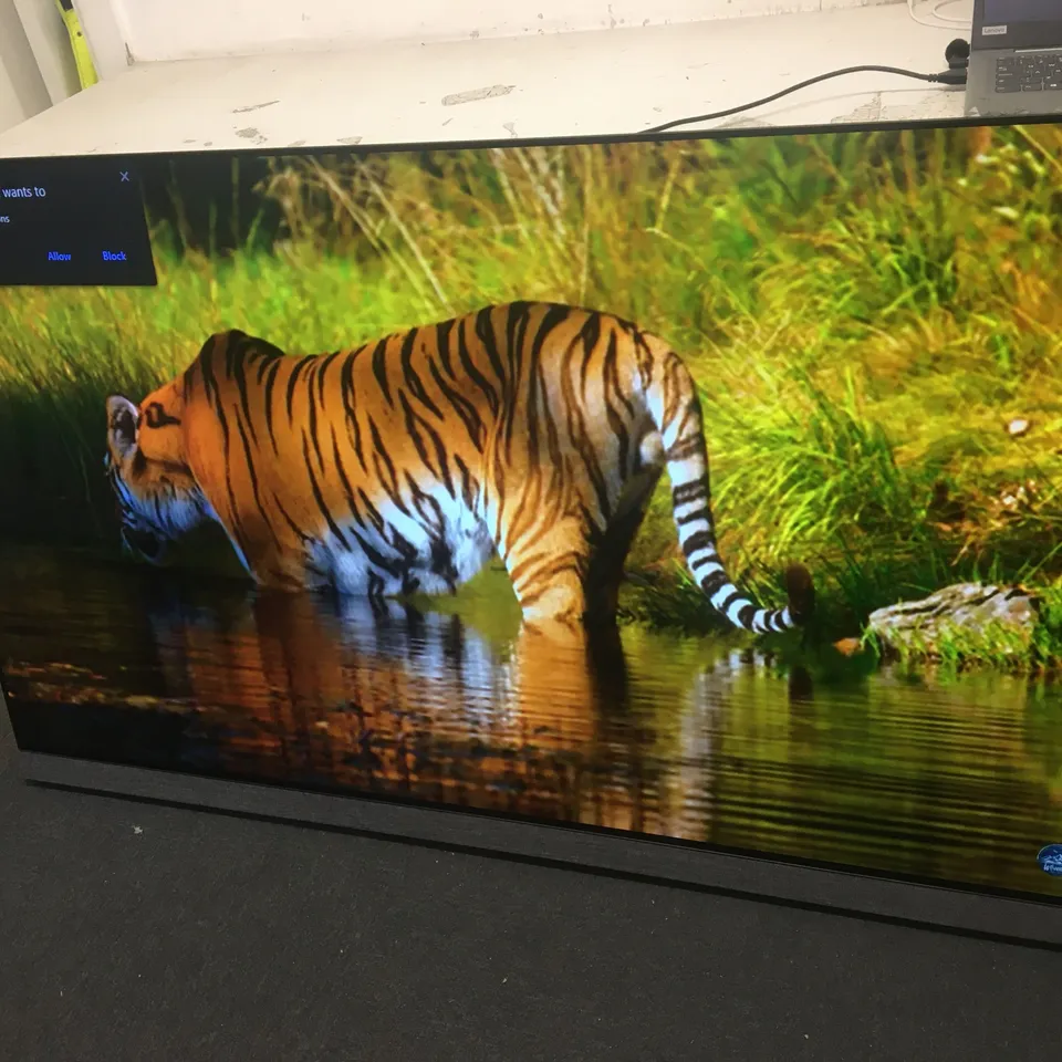 PHILIPS 65OLED907 65" 4K UHD TV WITH MAINS LEAD, PARTS FOR STAND AND REMOTE  