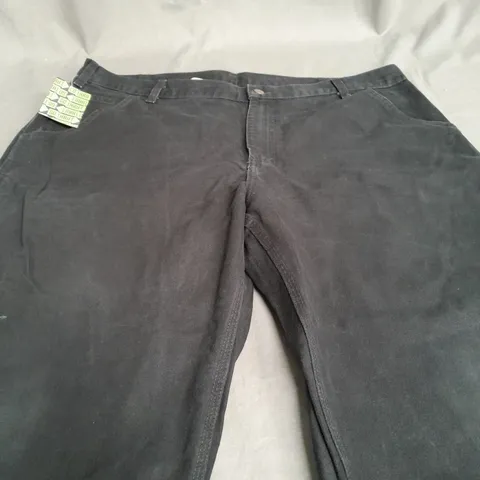 CARHARTT BLACK BAGGY CHINOS - 40X30