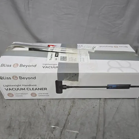 BOXED BLISS & BEYOND LIGHTWEIGHT HANDHELD VACUUM CLEANER