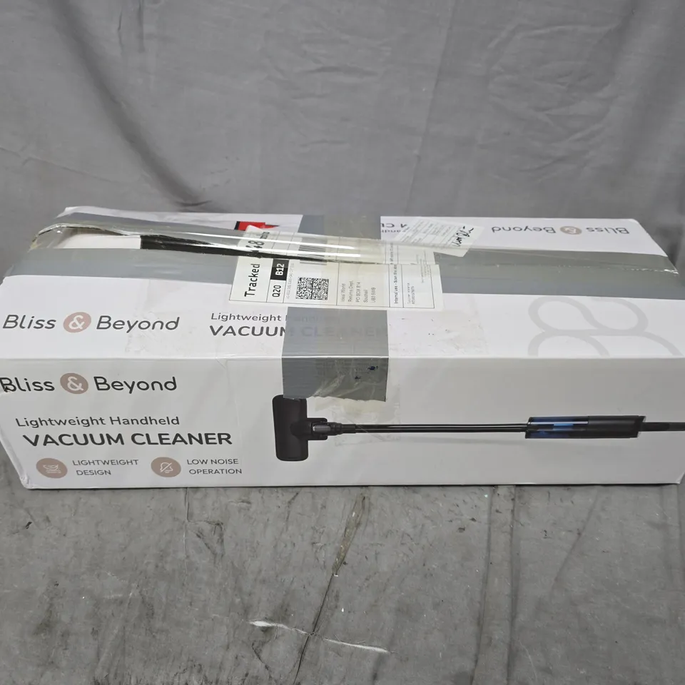 BOXED BLISS & BEYOND LIGHTWEIGHT HANDHELD VACUUM CLEANER