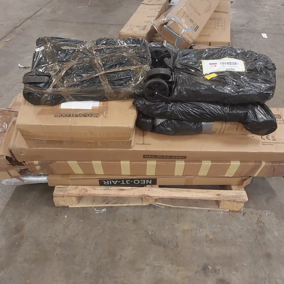 PALLET OF ASSORTED CONSUMER PRODUCT/FURNITURE PARTS ECT