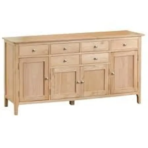 BOXED MAISON NEWBURY 4 DOOR SIDEBOARD - NATURAL // NT-4DS (1 BOX)
