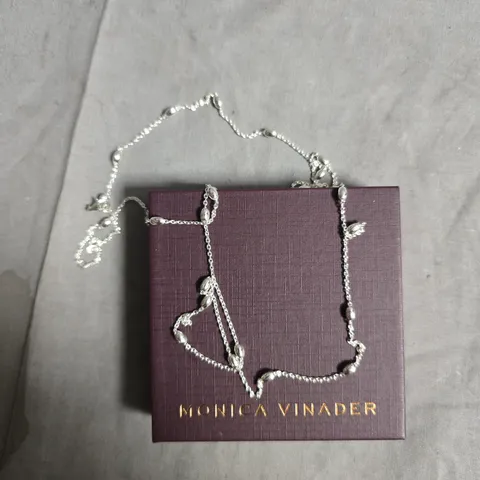 MONICA VINADER NECKLACE WITH CRYSTAL-EMBELLISHED CHAIN