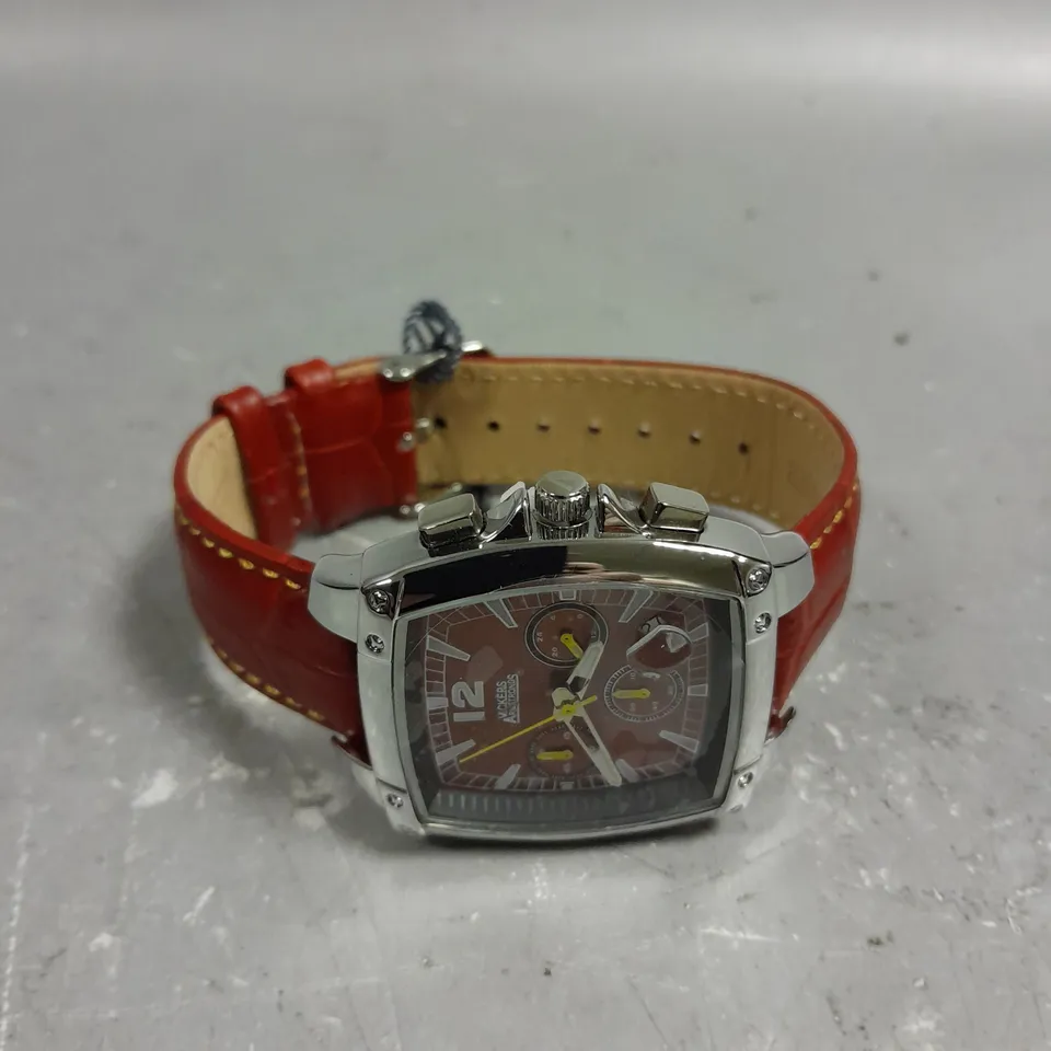 VICKERS ARMSTRONGS BARREL ROLL RED DIAL WATCH 