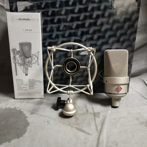 NEUMANN TLM 103 STUDIO SET CONDENSER MICROPHONE WITH SHOCK MOUNT