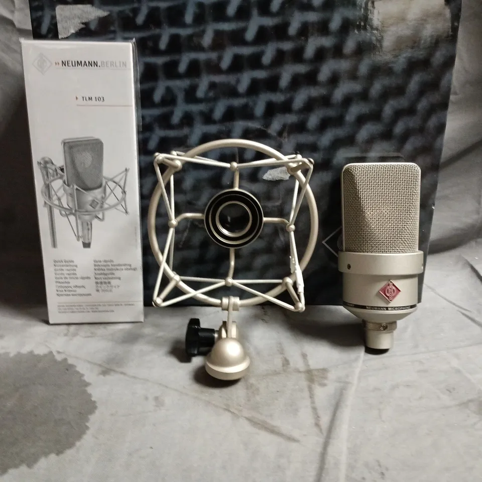NEUMANN TLM 103 STUDIO SET CONDENSER MICROPHONE WITH SHOCK MOUNT