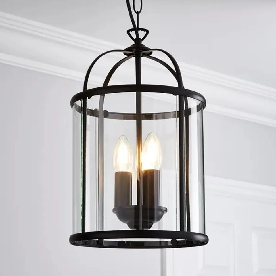 BOXED HURRICANE 3 LIGHT PENDANT LIGHT