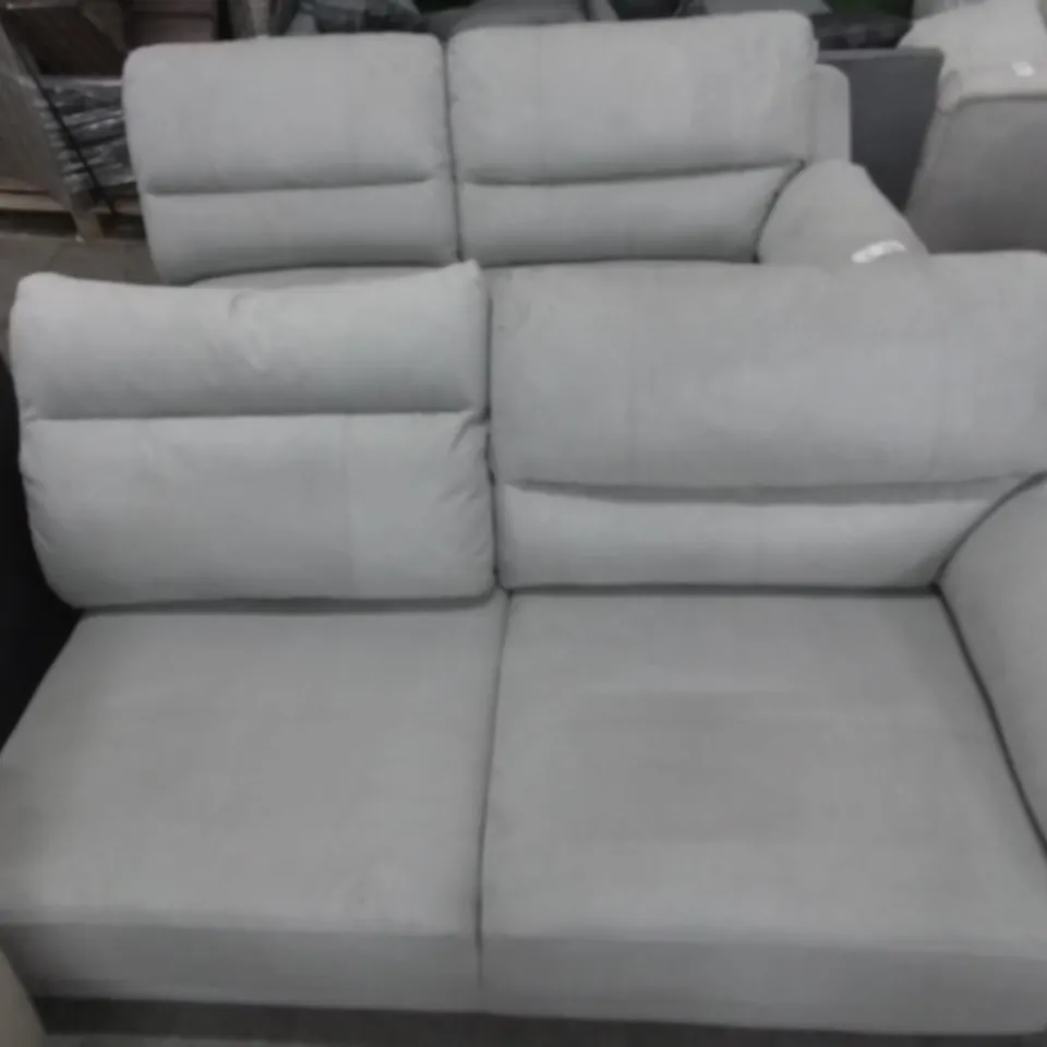 2X 2 SEATER SECTIONS GREY FABRIC