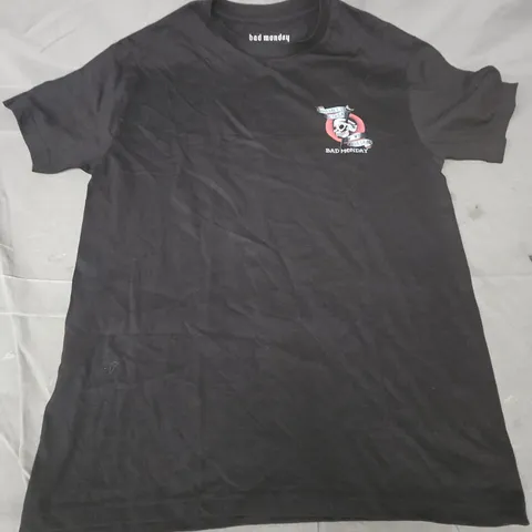 BAD MONDAY SKULL GRAPHIC T-SHIRT – BLACK - MEDIUM