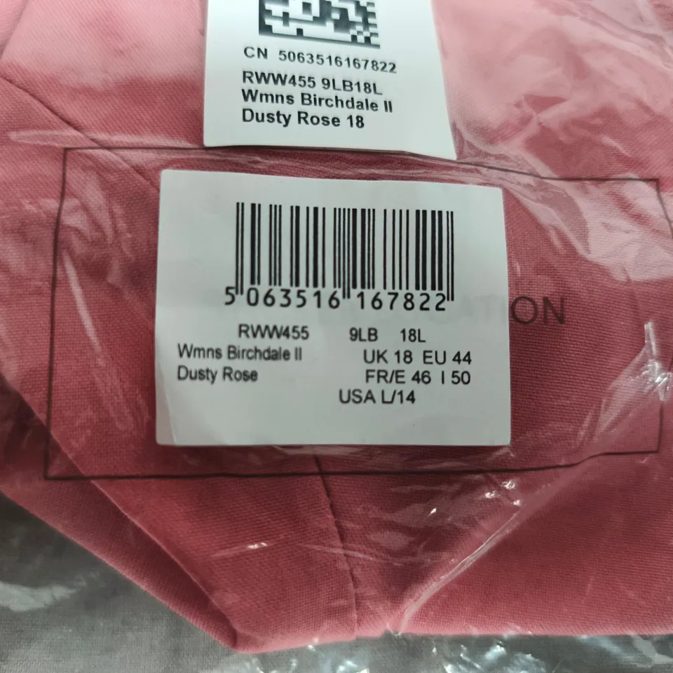 REGATTA BIRCHDALE II WOMEN’S JACKET – DUSTY ROSE, UK 18