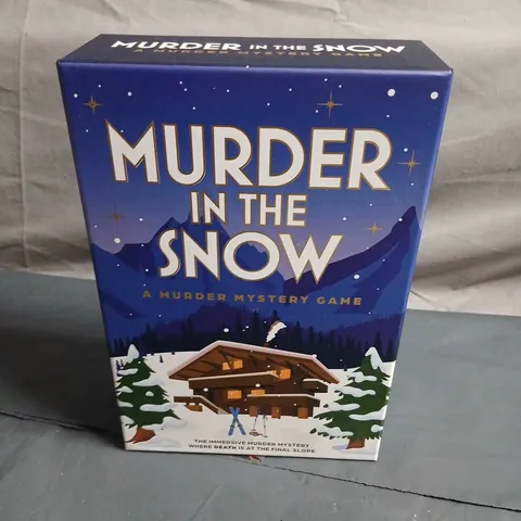 MURDER IN THE SNOW – A MURDER MYSTERY GAME (BOXED)