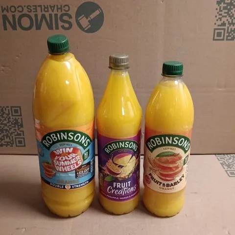 APPROXIMATELY 7 BOTTLES OF ROBINSON'S FRUIT JUICE CORDIAL 