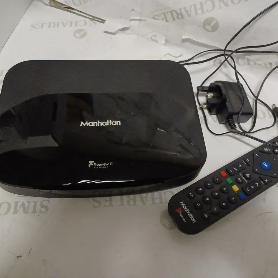 MANHATTAN T2-R 500GB FREEVIEW HD RECORDER, BLACK