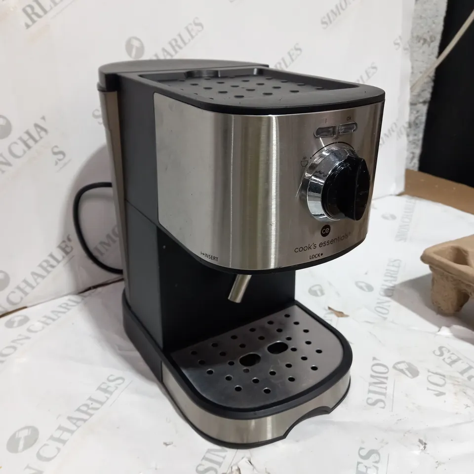 BOXED COOK'S ESSENTIALS PUMP ESPRESSO COFFEE MACHINE