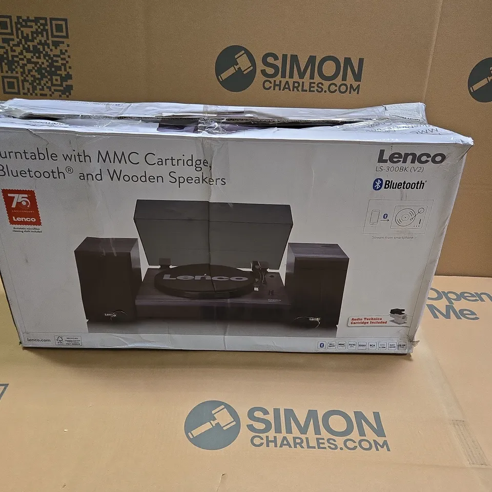 LENCO LS-300BK TURNTABLE WITH BLUETOOTH