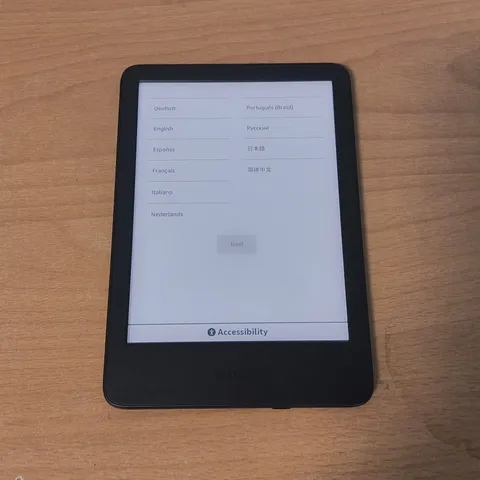 UNBOXED AMAZON KINDLE E-READER IN BLACK - C2V2L3