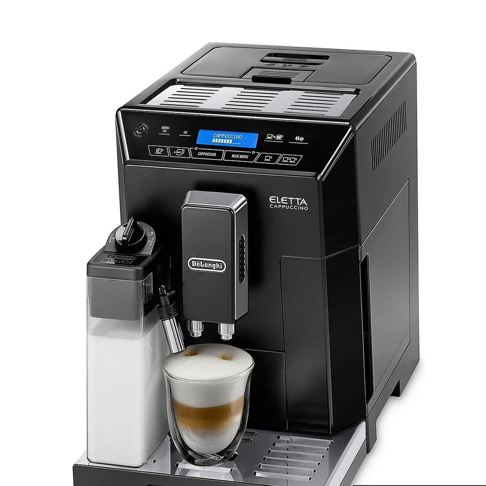 BOXED DELONGHI ELETTA CAPPUCCINO, AUTOMATIC BEAN TO CUP COFFEE MACHINE, WITH AUTO MILK,  ECAM44.660.B RRP £899.99