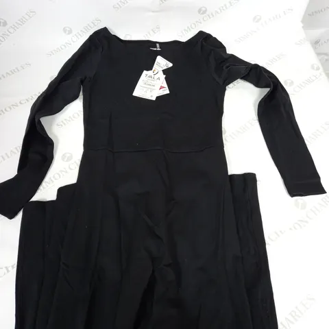 TIALA DAYFLEX WIDE LEG UNITARD IN BLACK - MEDIUM
