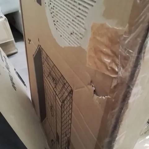 BOXED FURDREAMS 36 INCH FOLDING METAL DOG CAGE