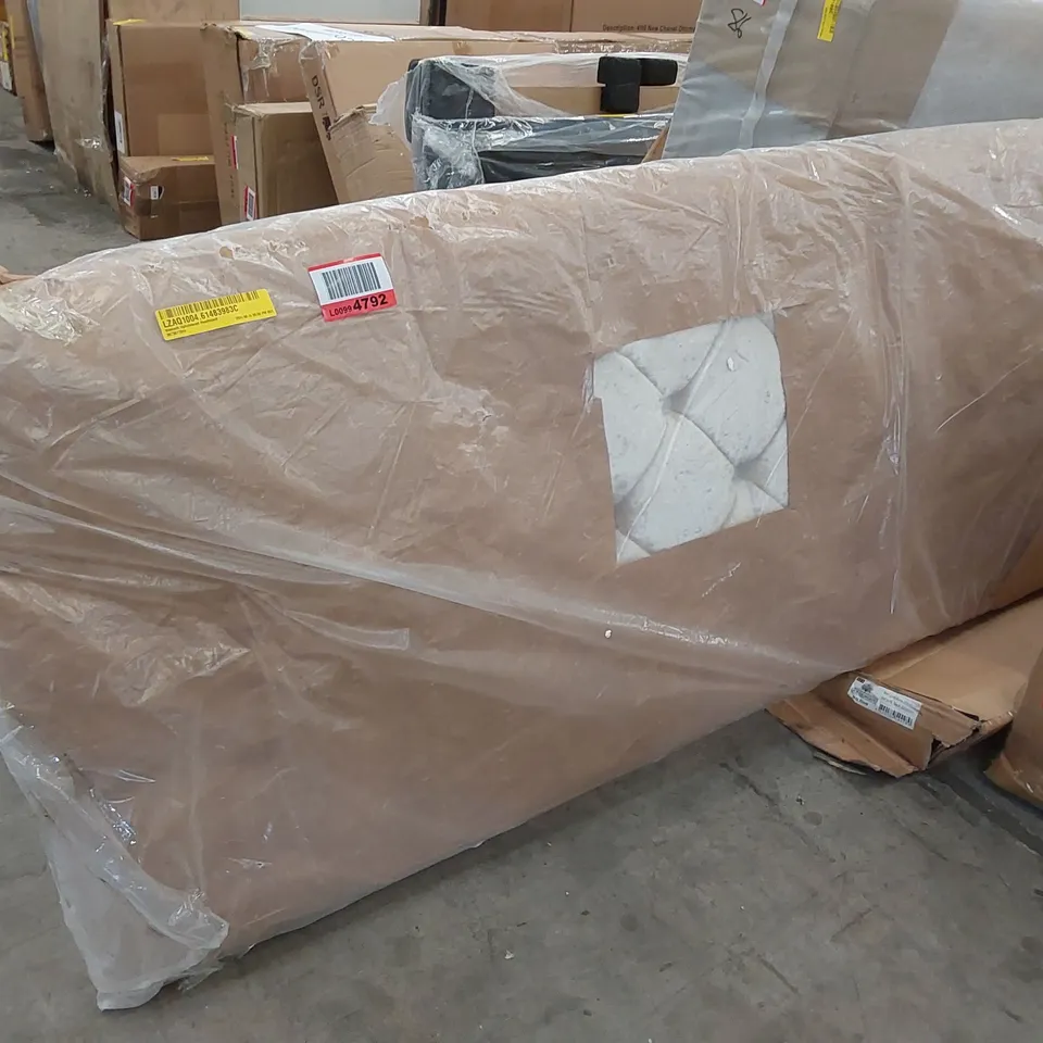 BAGGED WOMACK UPHOLSTERED HEADBOARD - CRUSHED VELVET // SIZE: SUPERKING 