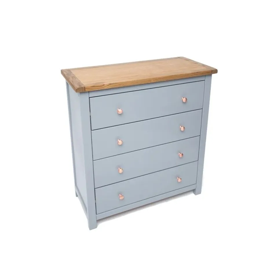 BOXED DUPREE 4 - DRAWER CHEST OF DRAWERS 