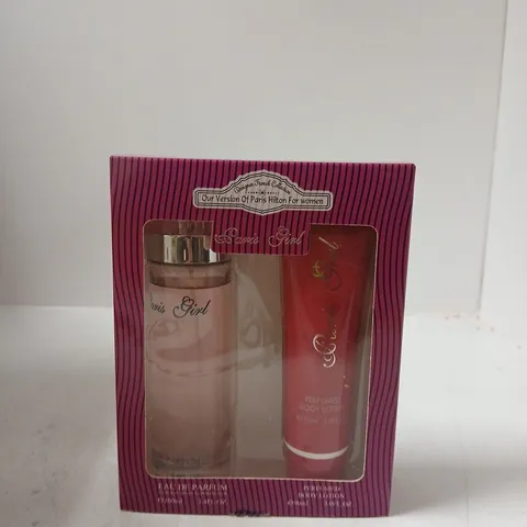 PARIS GIRL GIFT SET – PERFUMED BODY LOTION & EAU DE PARFUM - BOX OF 5