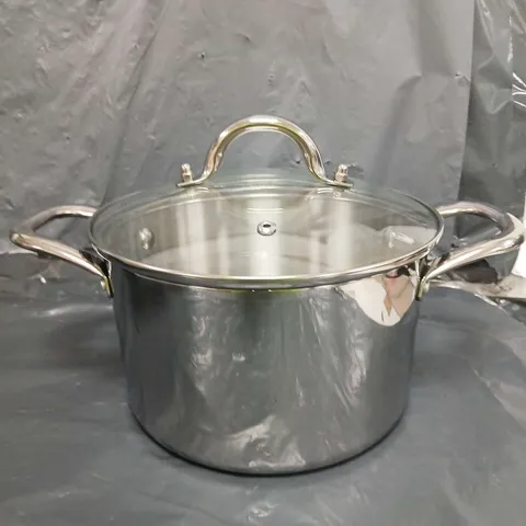 VENTION DOUBLE HANDLE COOKING PAN - COLLECTION ONLY - GLASS LID