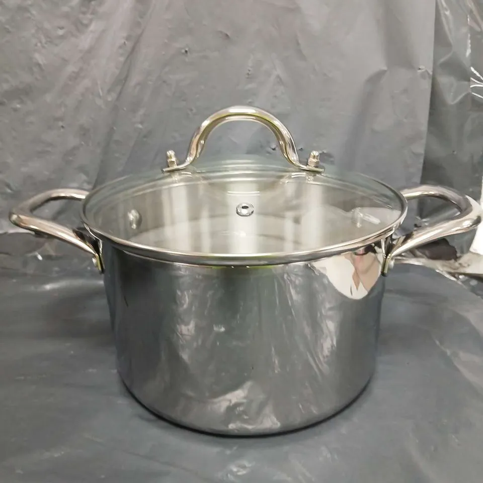 VENTION DOUBLE HANDLE COOKING PAN - COLLECTION ONLY - GLASS LID