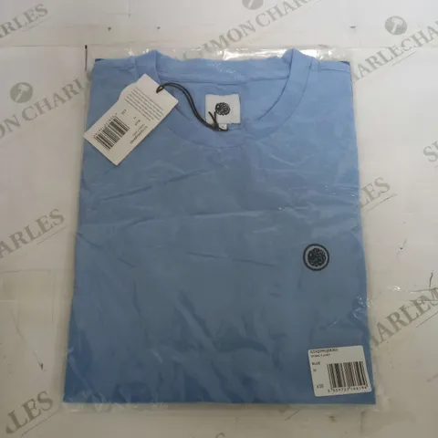 SEALED PRETTY GREEN OMBRE T-SHIRT IN LIGHT BLUE - MEDIUM