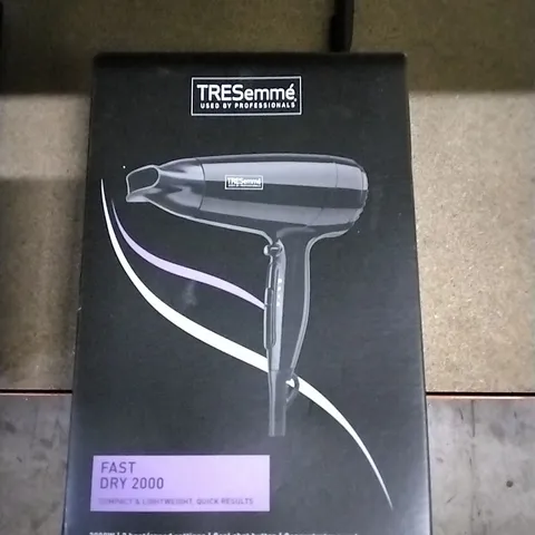 BOXED TRESEMME FAST DRY 2000 HAIRDRYER 