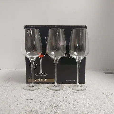 KRYSTA SUBLIM CRYSTAL WINE GLASSES SET