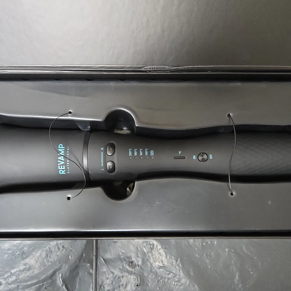 BOXED REVAMP PROGLOSS LIBERATE CORDLESS HOLLYWOOD CURL AUTOMATIC ROTATING CURLERS