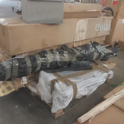 PALLET CONTAINING A LARGE QUANTITY OF ASSORTED FURNITURE PARTS ECT