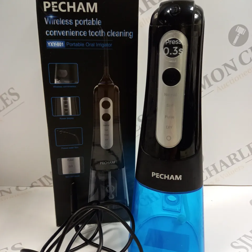 BOXED PECHAM WIRELESS PORTABLE ORAL IRRIGATOR 