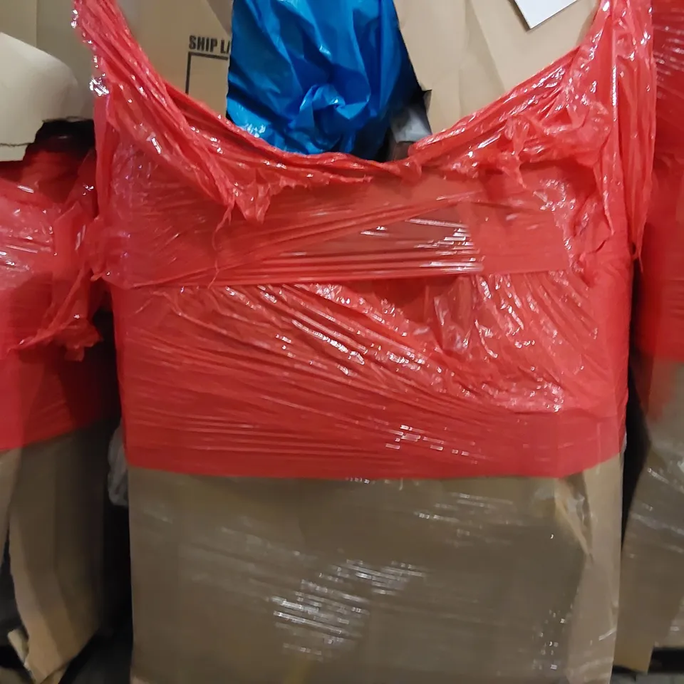 PALLET OF ASSORTED ITEMS INCLUDING: BABY ACTIVITIES GYM, PLAY MAT, POP UP TENT, DRAWING BOARD, BASKET