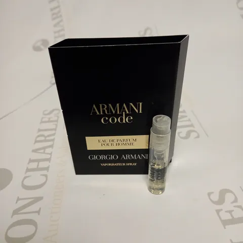 ARMANI CODE EAU DE PARFUM POUR HOMME - SET OF 50 X 1.2ML