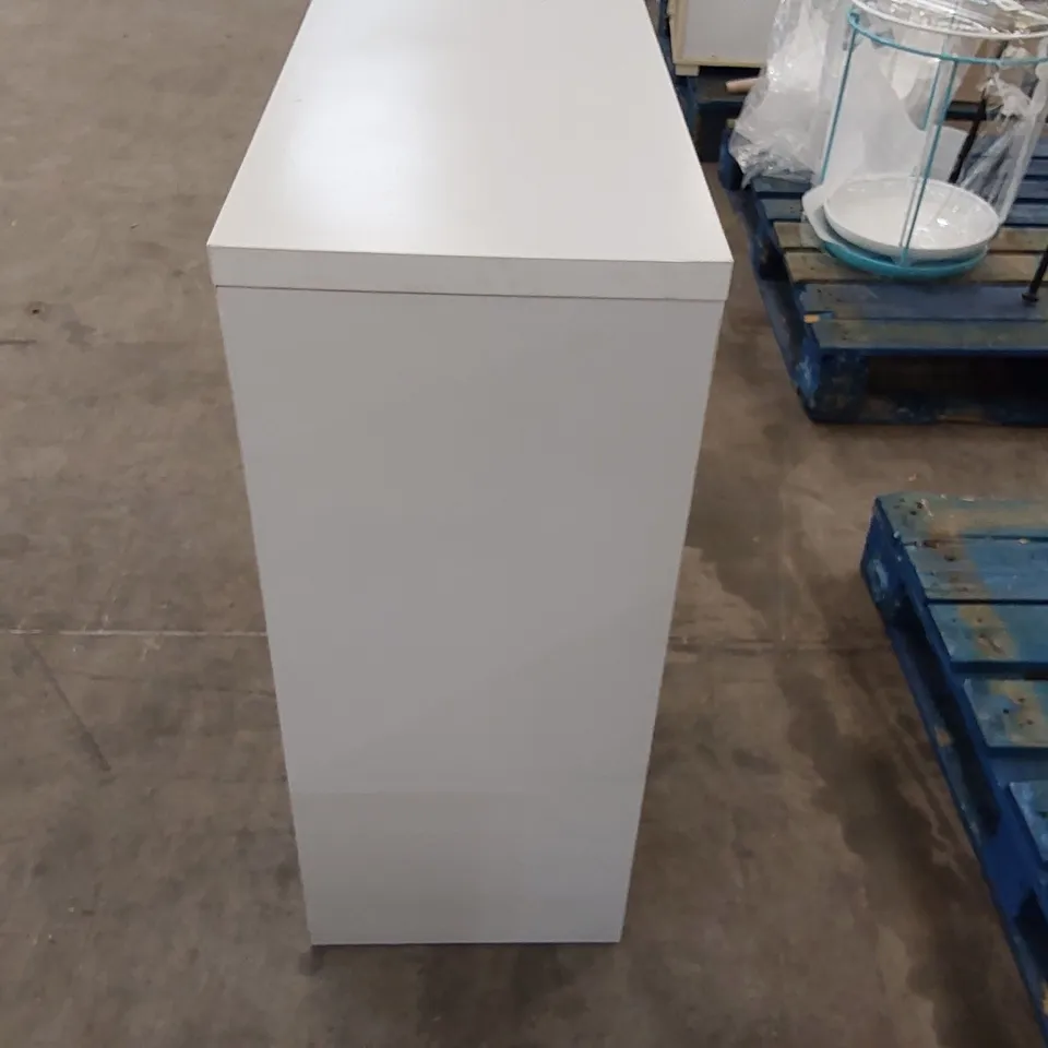 BRAND NEW 2-DRAWER CONSOLE TABLE - WHITE (1 ITEM)