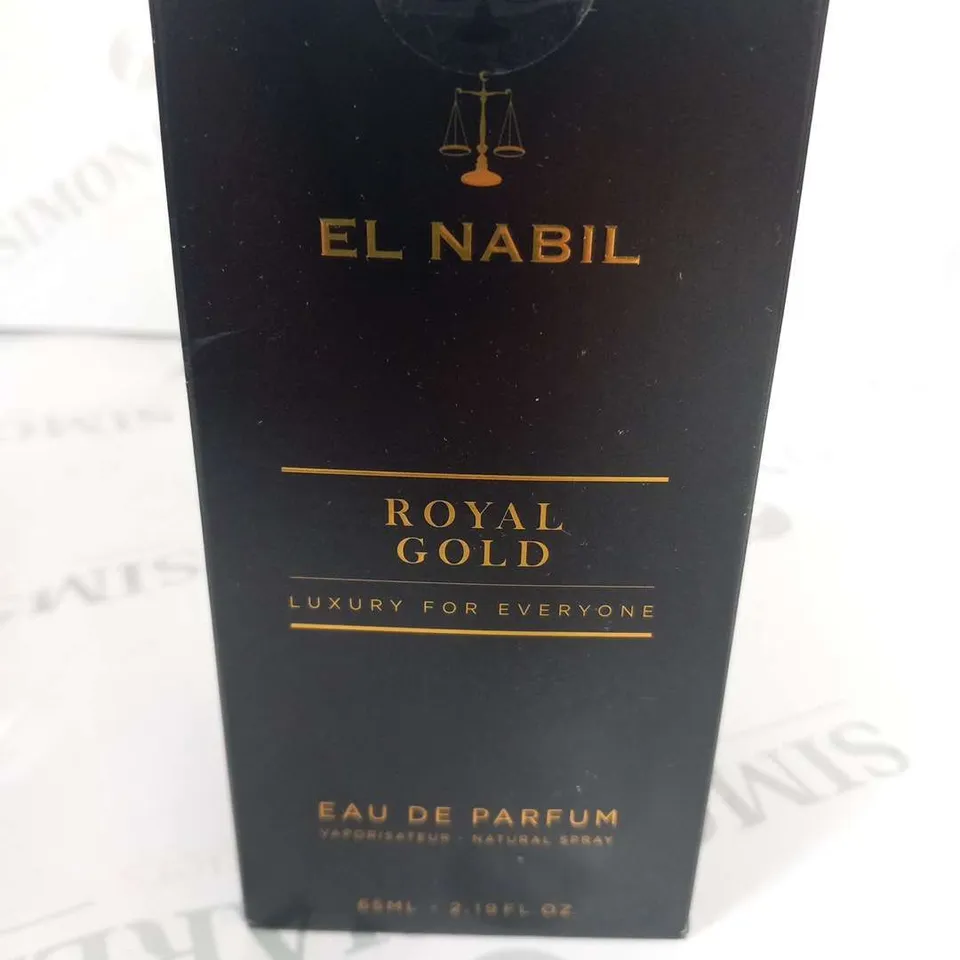 BOXED EL NABIL ROYAL GOLD EAU DE PARFUM 50ML 