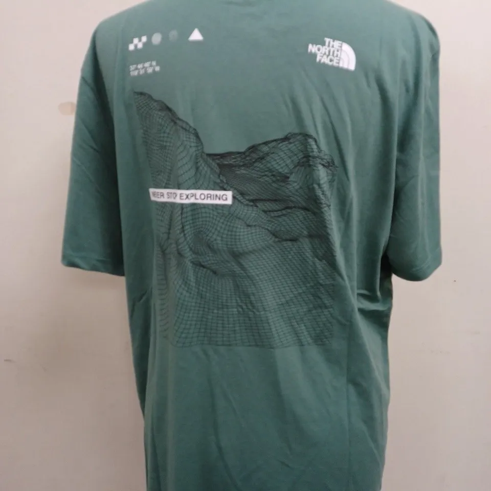 THE NORTH FACE FOUNDATION GRAPHIC TEE - SIZE LARGE 