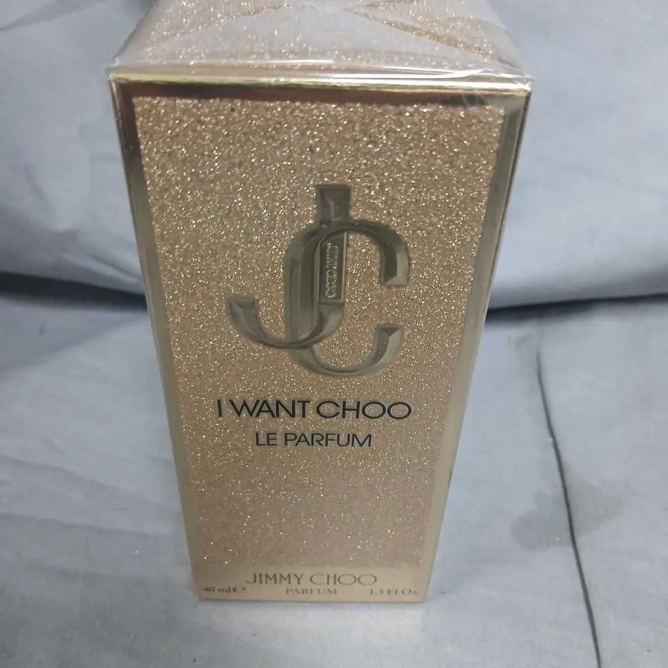 BOXED AND SEALED JMMY CHOO I  WANT CHOO LE PARFUM 40ML