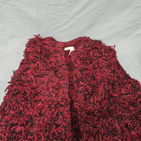 MALISSA J COLLECTION RED & BLACK SHAWL/WRAP
