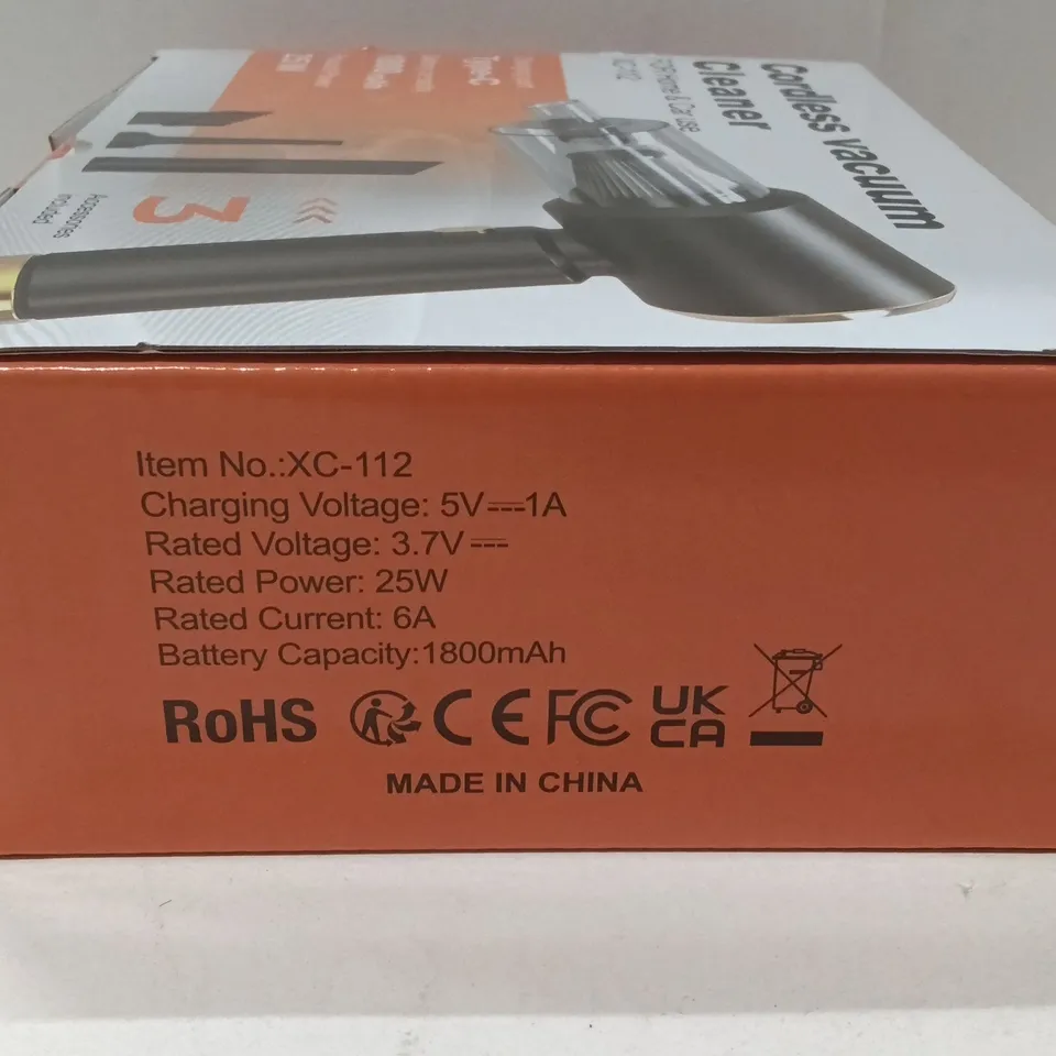 CORDLESS VACUUM CLEANER XC-112
