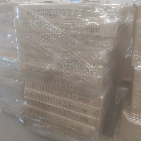 PALLET OF ASSORTED BRAND NEW AND INCOMPLETE DESIGNER FLATPACK FURNITURE PARTS