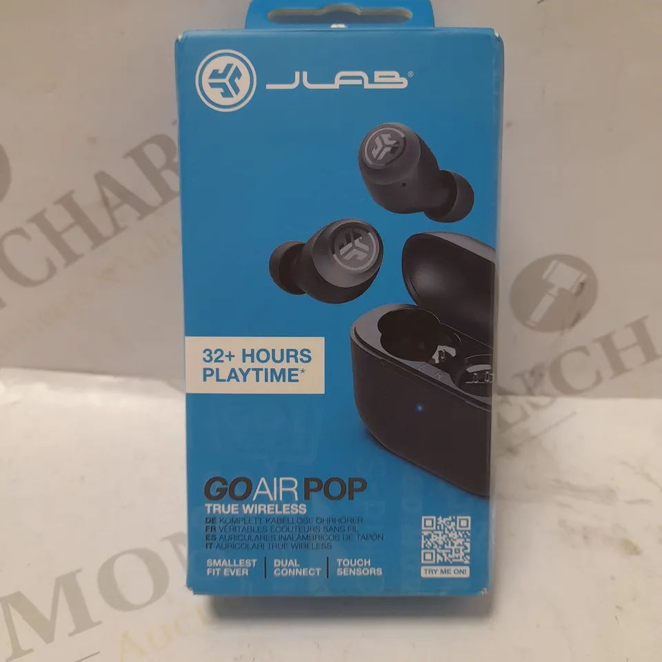 JLAB GO AIR POP TRUE WIRELESS BLUETOOTH EARBUDS