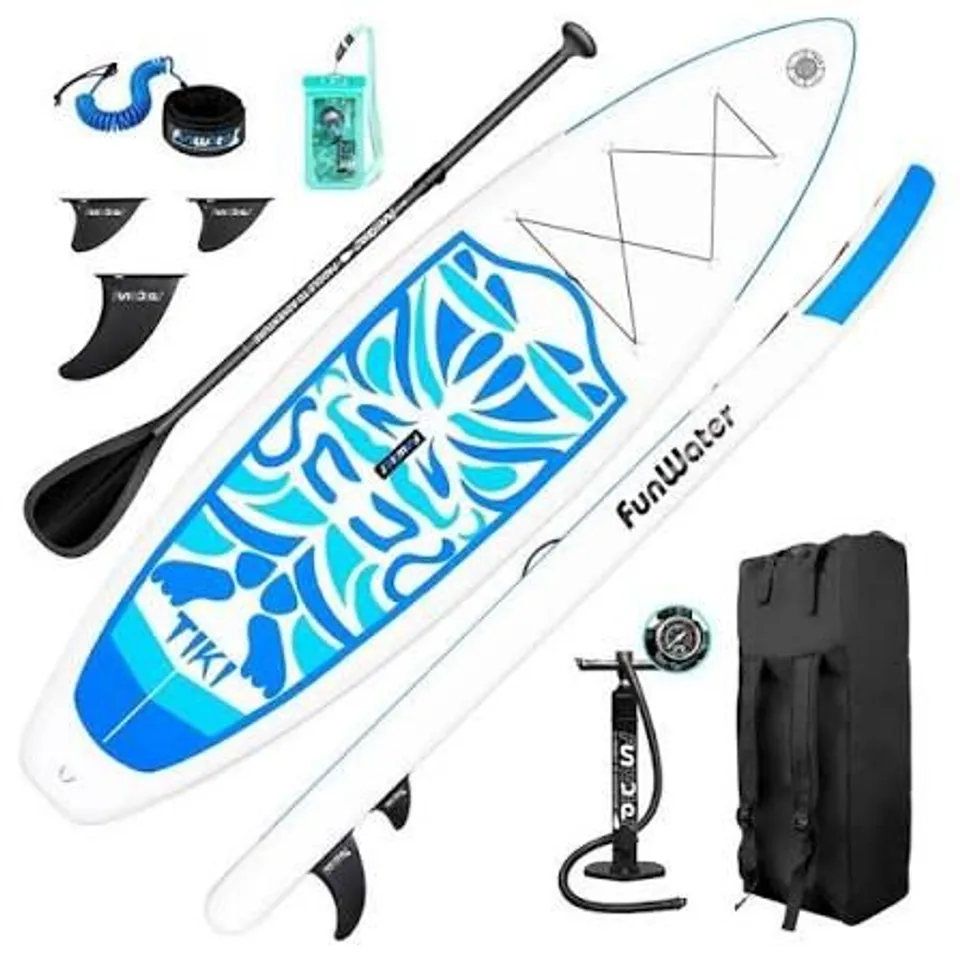 BOXED FUNWATER CRUISE SUPFW02A INFLATABLE STAND UP PADDLE BOARD ACCESSORIES MAY BE MISSING