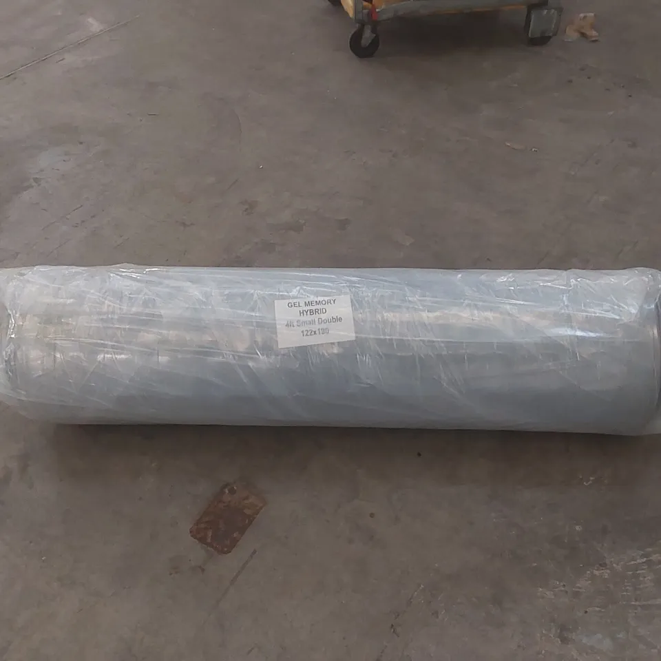 BRAND NEW BAGGED AND ROLLED GEL MEMORY HYBRID MATTRESS - 4FT SMALL DOUBLE